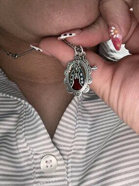 James Avery Enamel Virgin of Guadalupe Charm